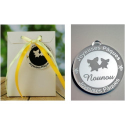 Boite de Chocolat garnie – Joyeuses Pâques Nounou (Cadeau pour Pâques) – Mod. Cloche