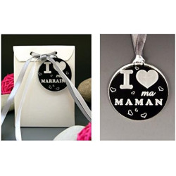 Boite de Chocolat I ma Maman - Cadeau Baptême, Noël