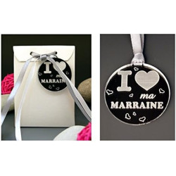 Boite de Chocolat I ma Marraine - Cadeau Baptême, Noël…