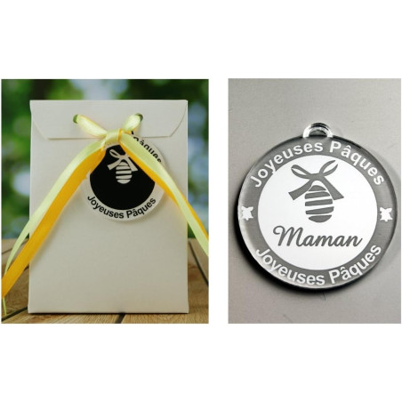 Boite de Chocolat garnie – Joyeuses Pâques Maman (Cadeau pour Pâques) – Mod. Oeuf