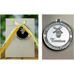 Boite de Chocolat garnie – Joyeuses Pâques Tonton (Cadeau pour Pâques) – Mod. Oeuf