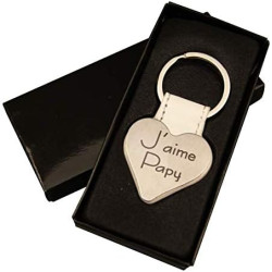 J'aime Papy - Porte Clef - Baptême - Noël