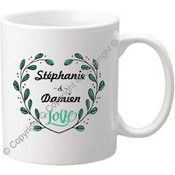 Mug personnalisé - Tasse cadeau pour la Saint Valentin - Homme ou femme - Cadeau romantique pour un couple – Cadeau de Mariage
