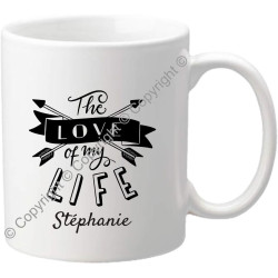 Mug personnalisé - Tasse cadeau pour la Saint Valentin - Homme ou femme - Cadeau romantique pour un couple – Cadeau de Mariage