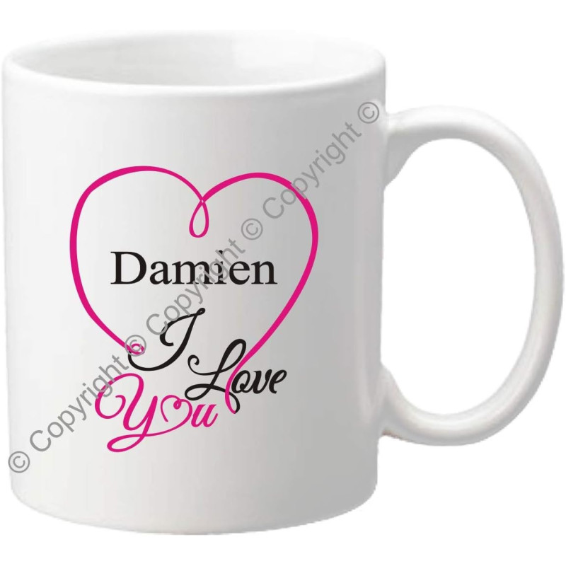 Mug personnalisé - Tasse cadeau pour la Saint Valentin - Homme ou femme - Cadeau romantique pour un couple – Cadeau de Mariage