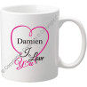Mug personnalisé - Tasse cadeau pour la Saint Valentin - Homme ou femme - Cadeau romantique pour un couple – Cadeau de Mariage