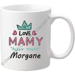Mug personnalisé pour Mamie – Cadeau fête des Grands mères – pour la mamy de votre enfant – anniversaire, noël, naissance