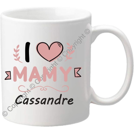 Mug personnalisé pour Mamie – Cadeau fête des Grands mères – pour la mamy de votre enfant – anniversaire, noël, naissance